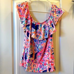 Lilly Pulitzer off the shoulder top